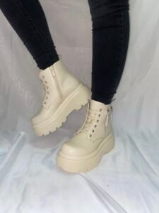 Botines beige