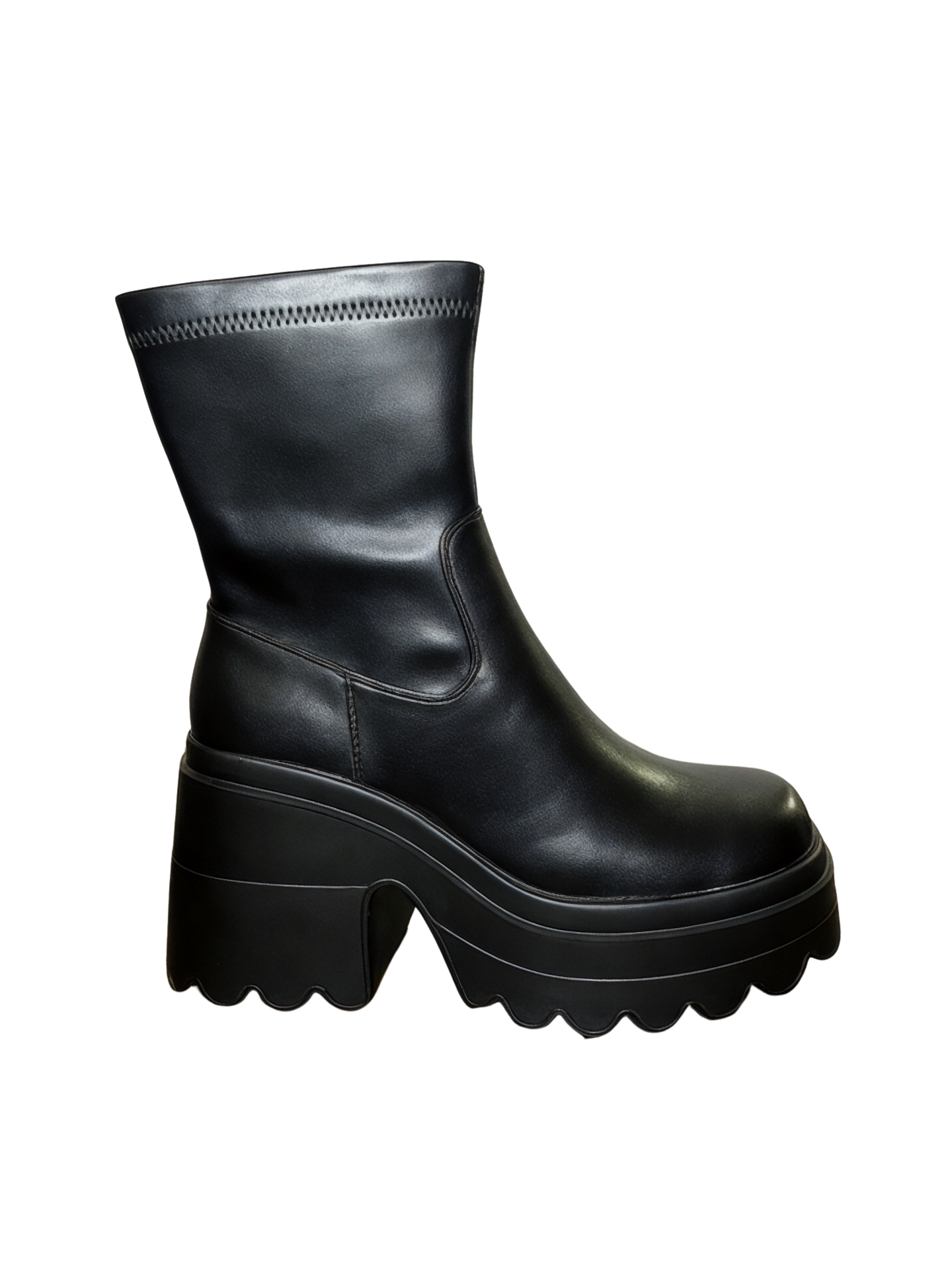 Botines negros latex - Imagen 3