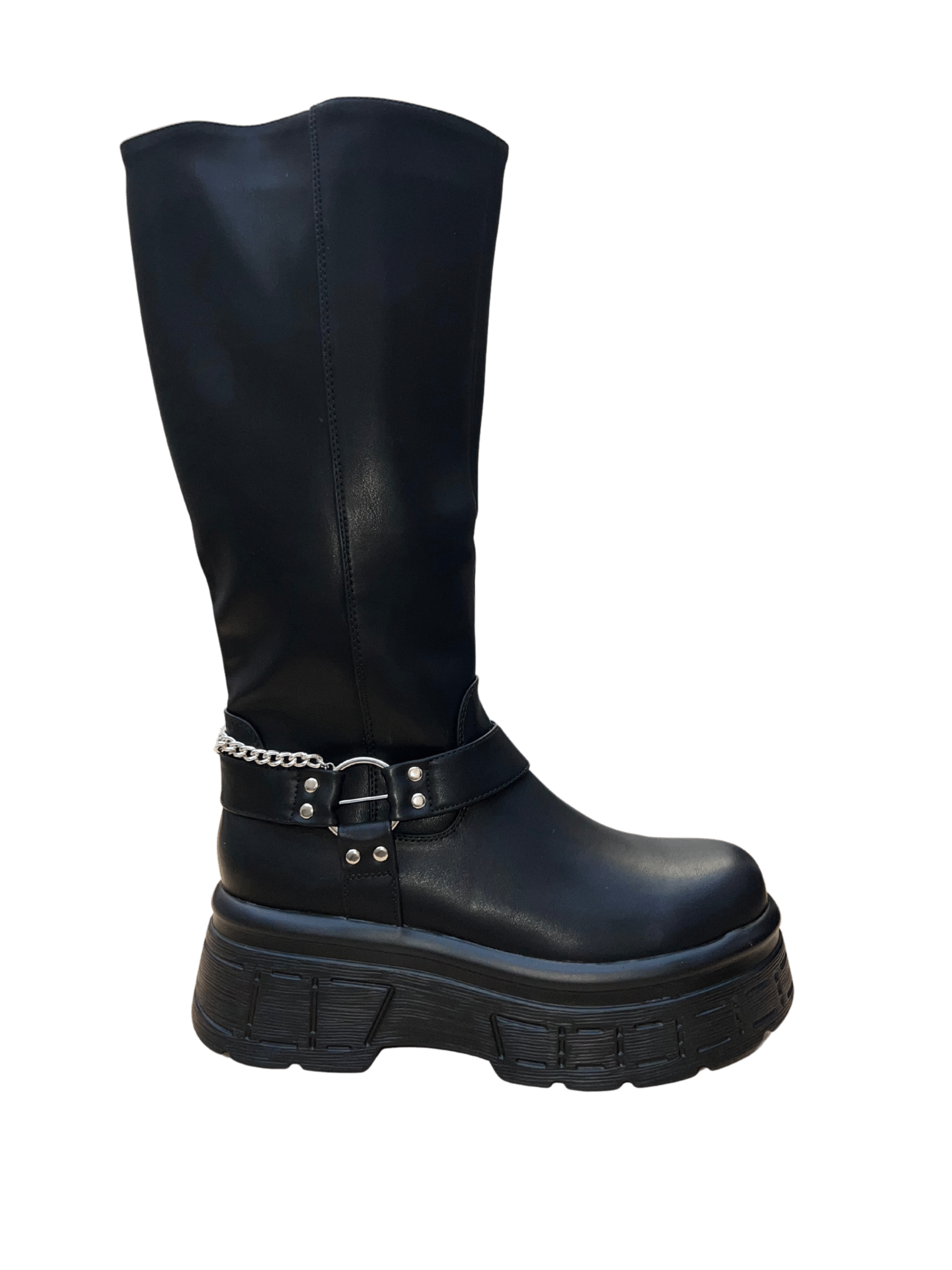 Botas largas con diseño de cadenas - Imagen 3