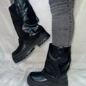 Botas con capa eco cuero