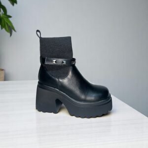 Botines caña elastica con correa removible