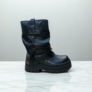 Botas con capa eco cuero