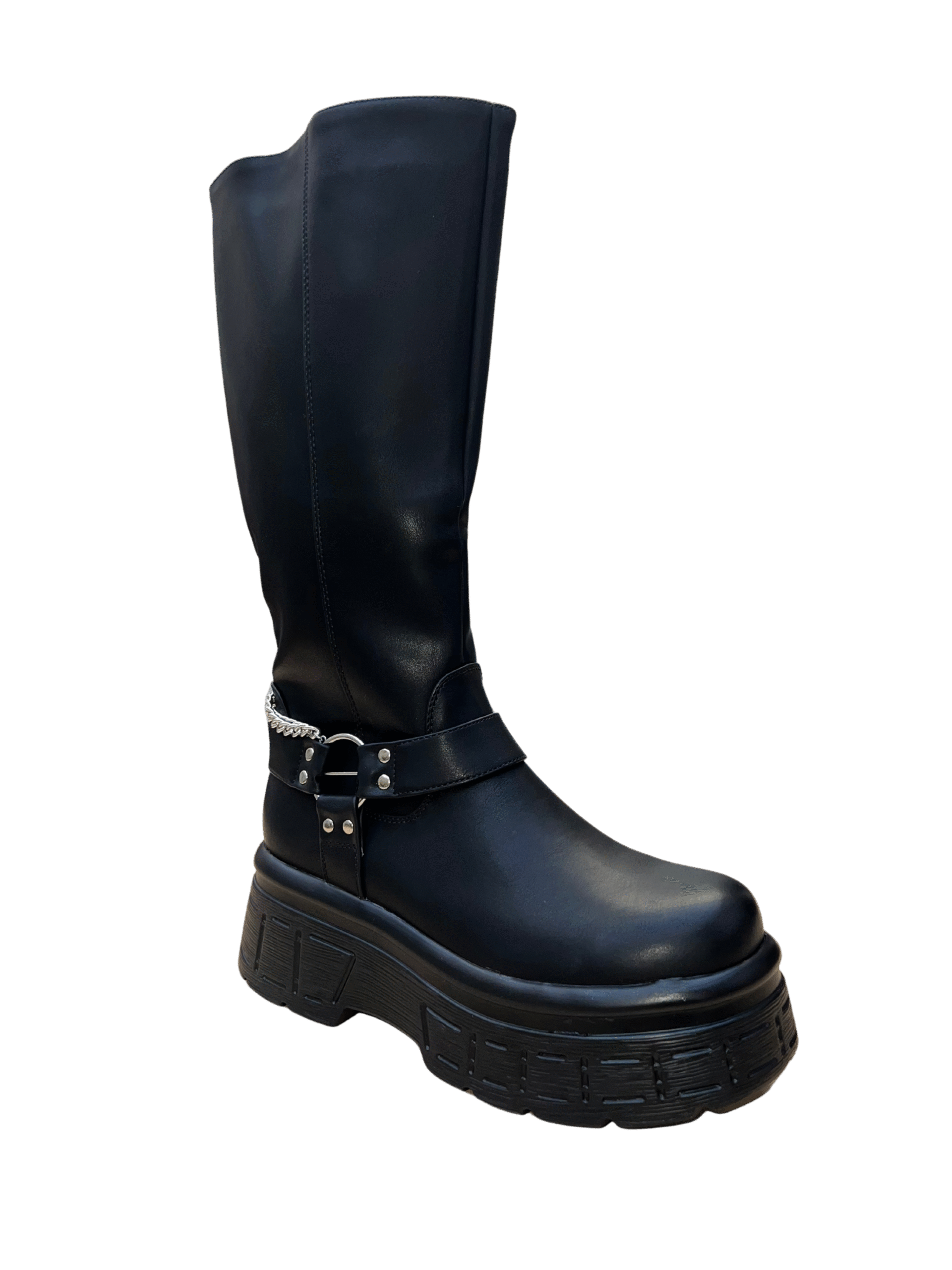 Botas largas con diseño de cadenas - Imagen 4